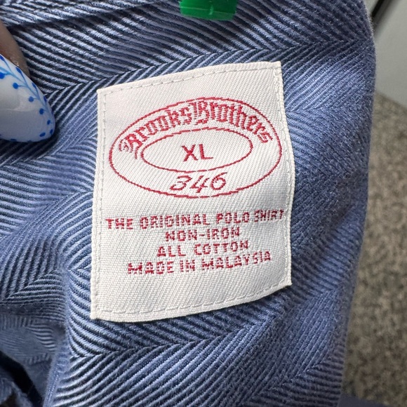 Brooks Brothers Casual Blue Button Down Shirt - Picture 2 of 4